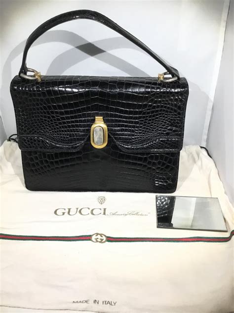 gucci croc purse|used Gucci purses for sale.